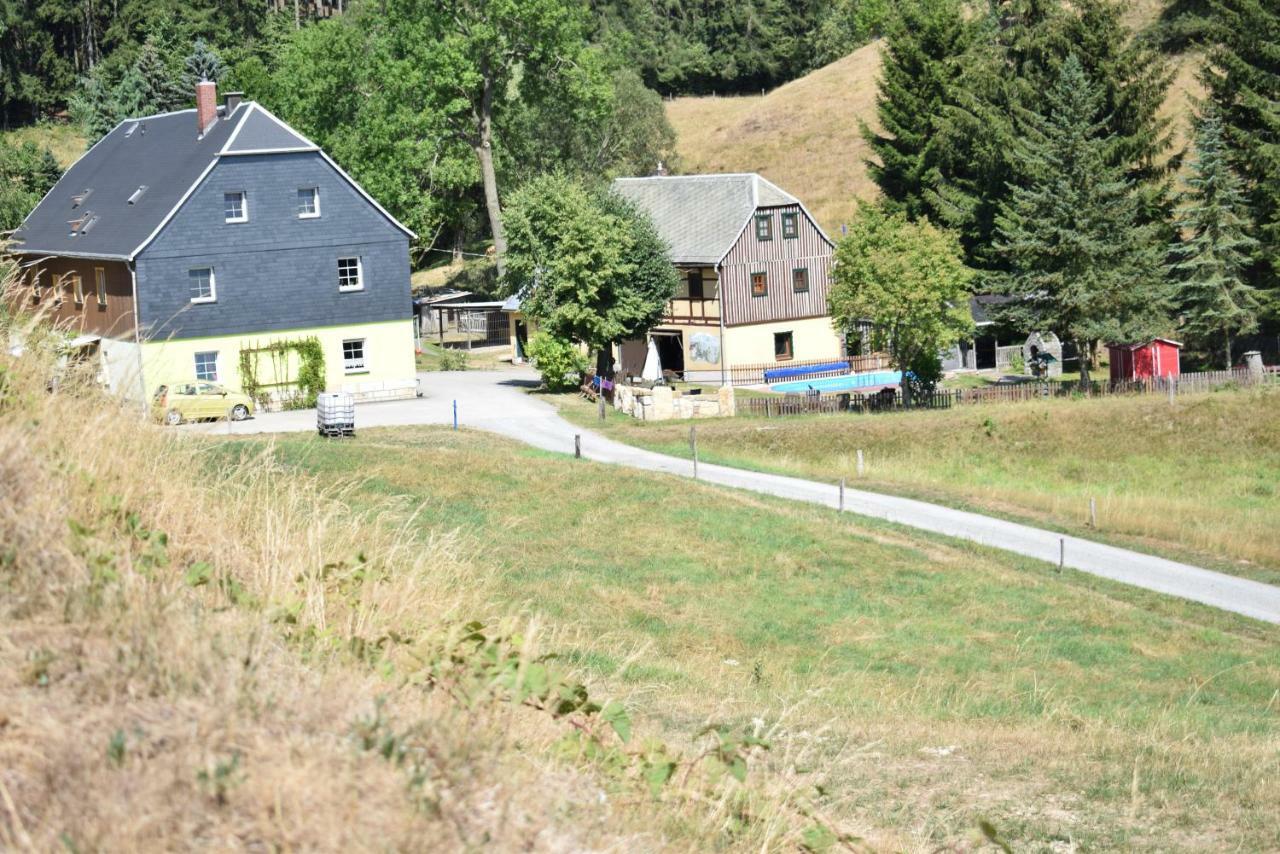 Ferienwohnung Waldmuehle Saupsdorf Eksteriør billede